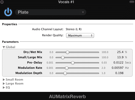 Matrix Reverb Plate heavy