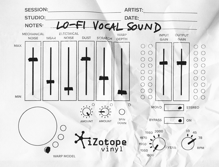 Vinyl Lo Fi Vocal Sound