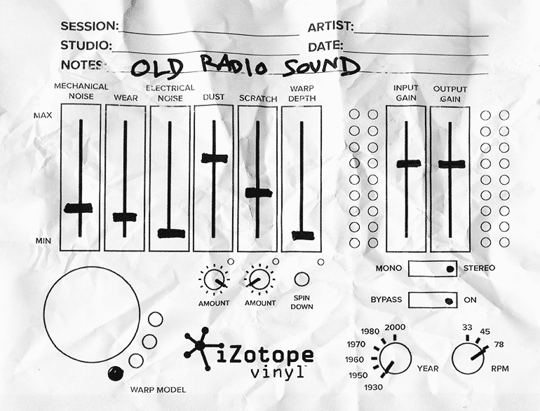 Vinyl Old Radio Sound