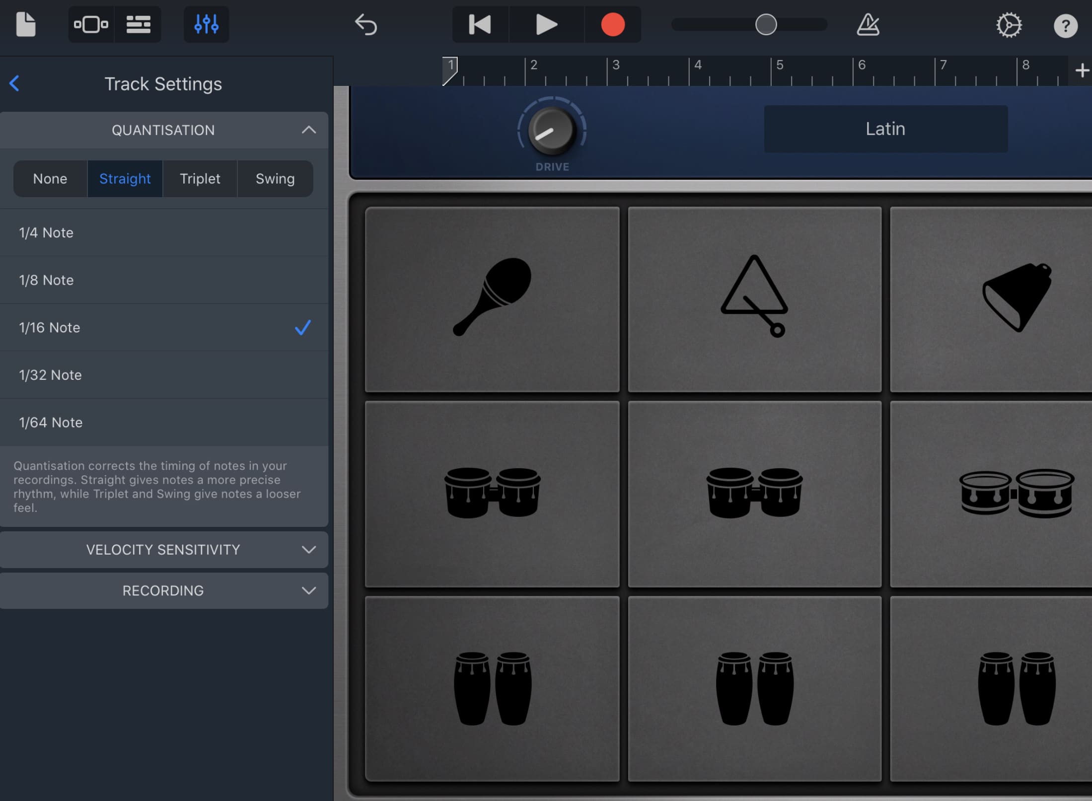 How to Quantize in GarageBand