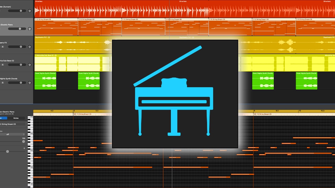 Making a good piano sound with stock plugins