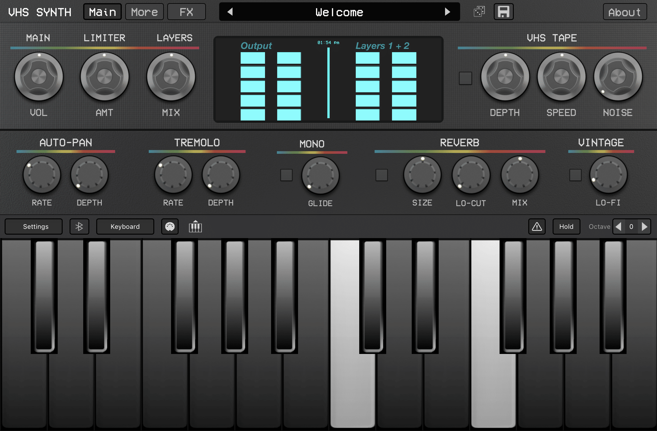 Audiokit VHS Synth