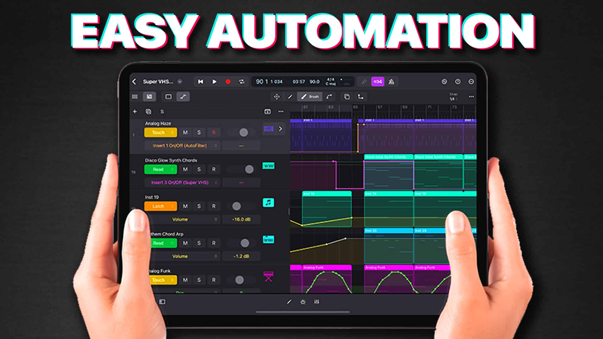 Logic Pro for iPad Automation Tutorial