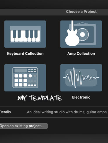 Garageband project template