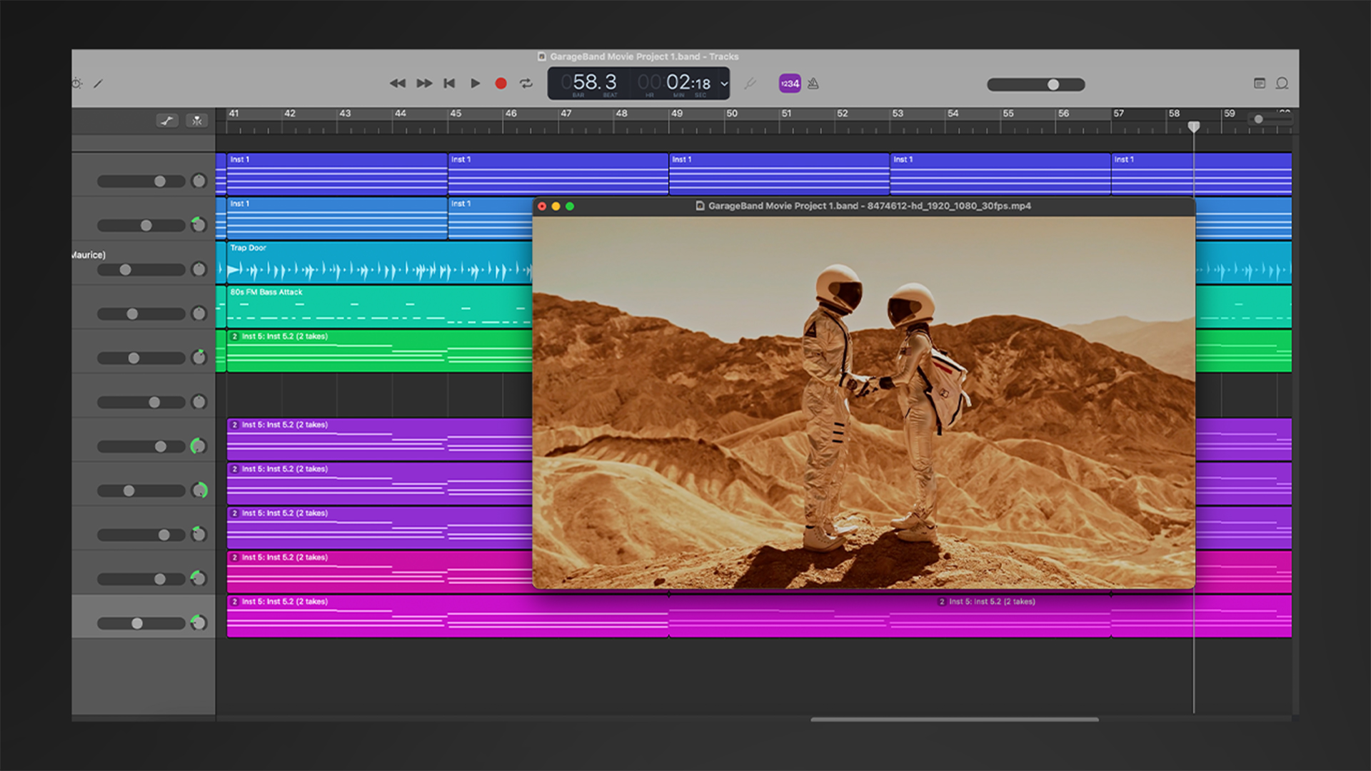 Make Movies in GarageBand