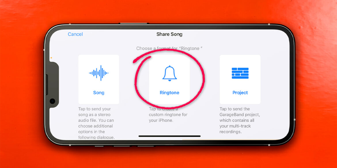 make ringtones on iPhone with GarageBand