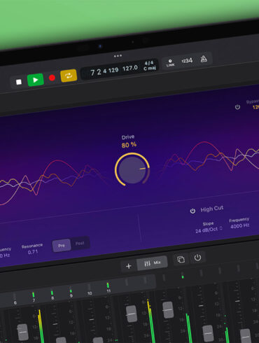 Chromaglow in GarageBand