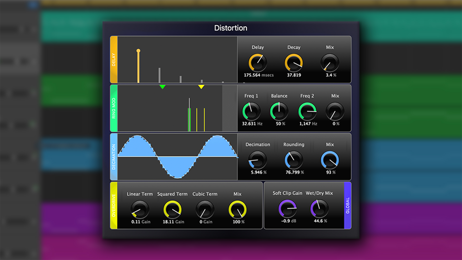 GarageBand Stock Plugins