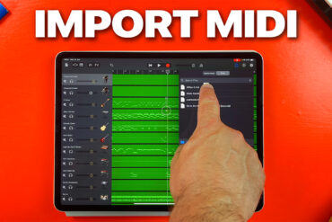 How to import midi files into GarageBand