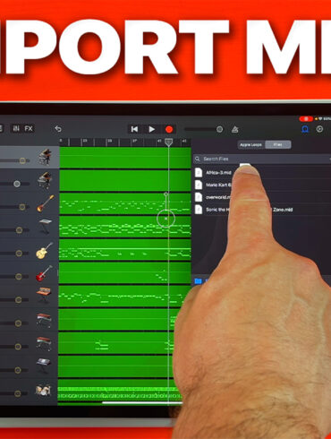 How to import midi files into GarageBand