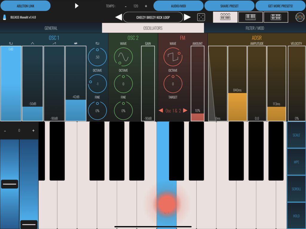 Best AUv3 Synthesizers for Logic Pro for iPad bleass monolit