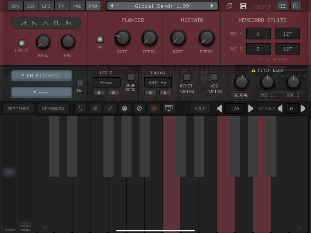 Best AUv3 Synthesizers for Logic Pro for iPad nerd synth