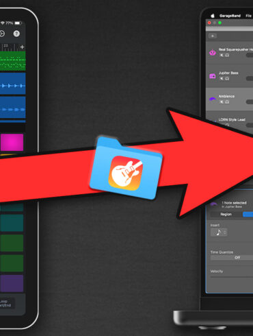 Share/Export your GarageBand project from iPad/iPhone to Mac