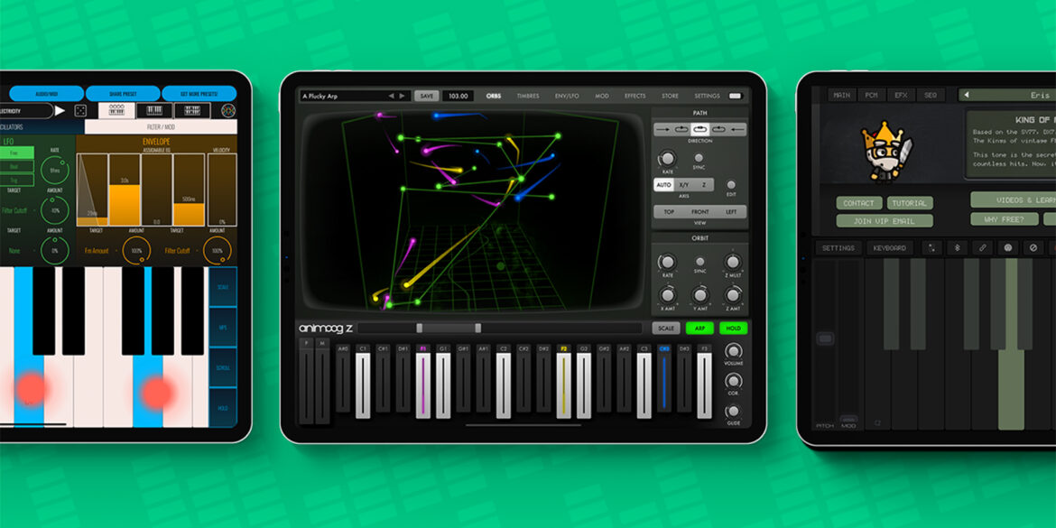 the best free synthesizer apps on iPad