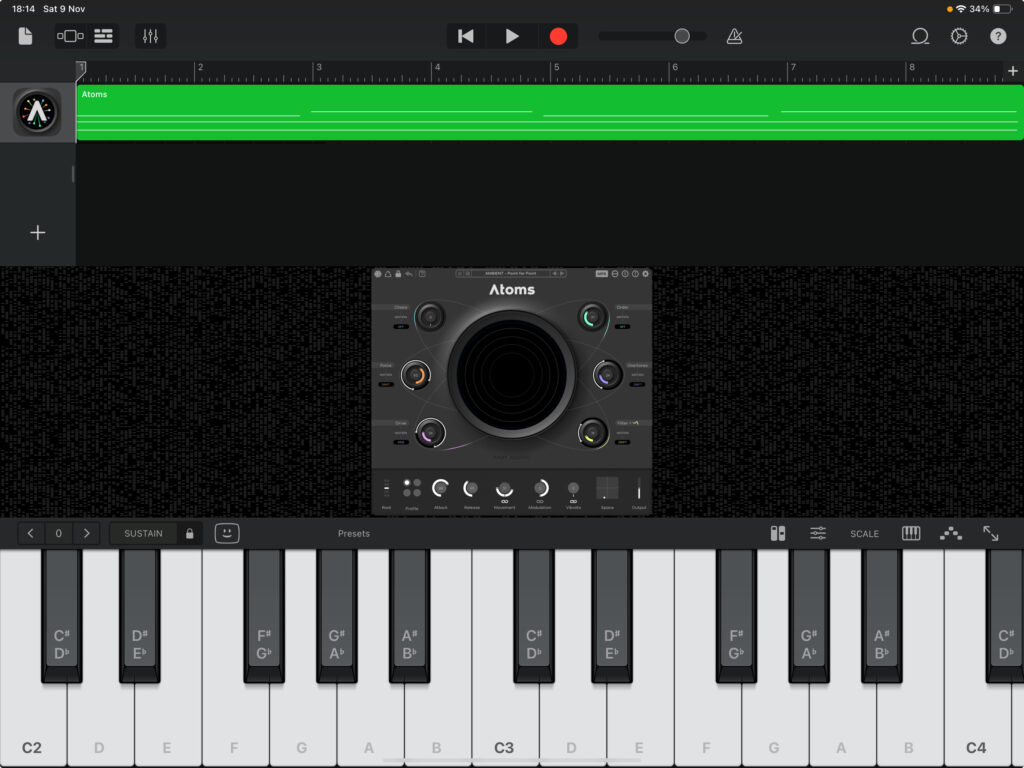 Baby Audio Atoms Synthesizer for iOS