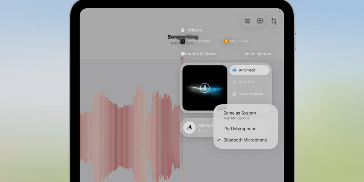 iPadOS 26 Audio